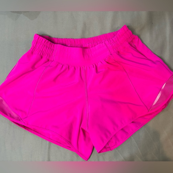 Lululemon Pink Hotty Hot 4” Shorts - Picture 2 of 4
